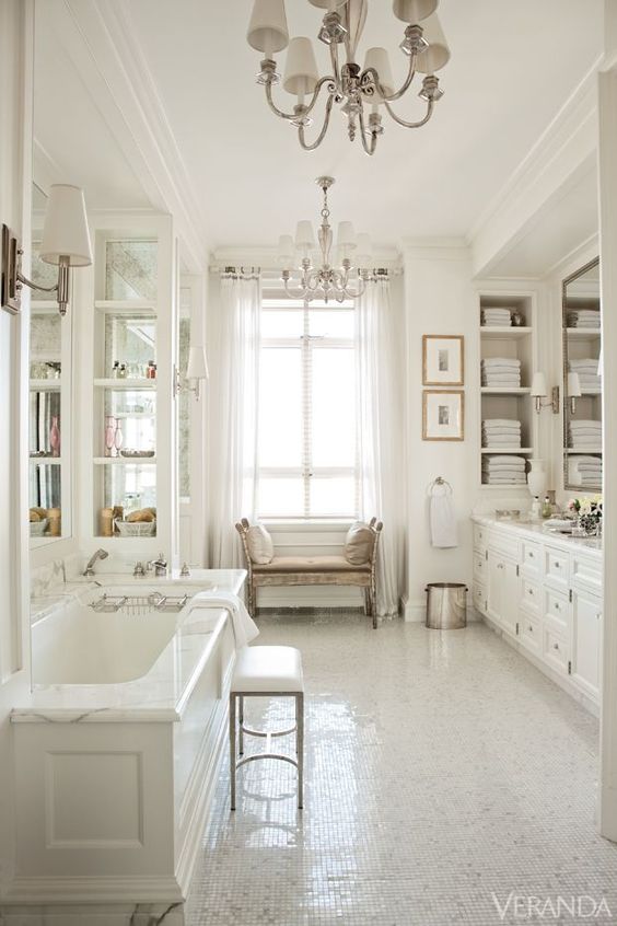 Décor Inspiration: Beautiful Rooms in Wood & Winter White