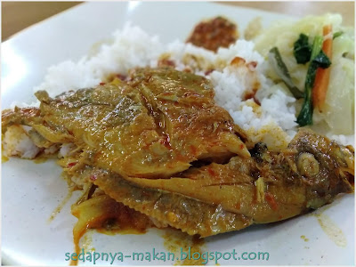 nasi campur, kari bawal