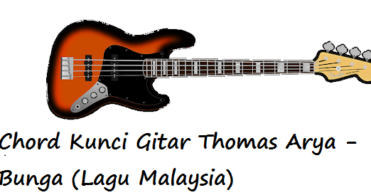  Chord  Kunci Gitar Thomas  Arya Bunga  Lagu Malaysia 