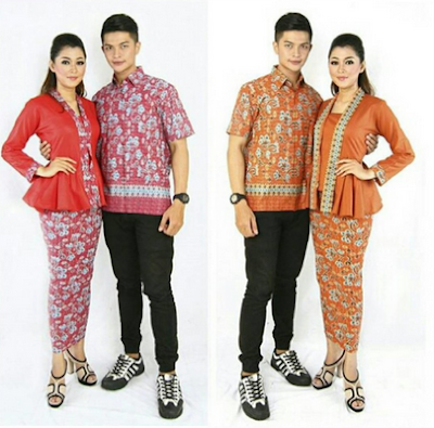 Kebaya couple batik pasangan anak muda Kebaya couple batik pasangan anak muda