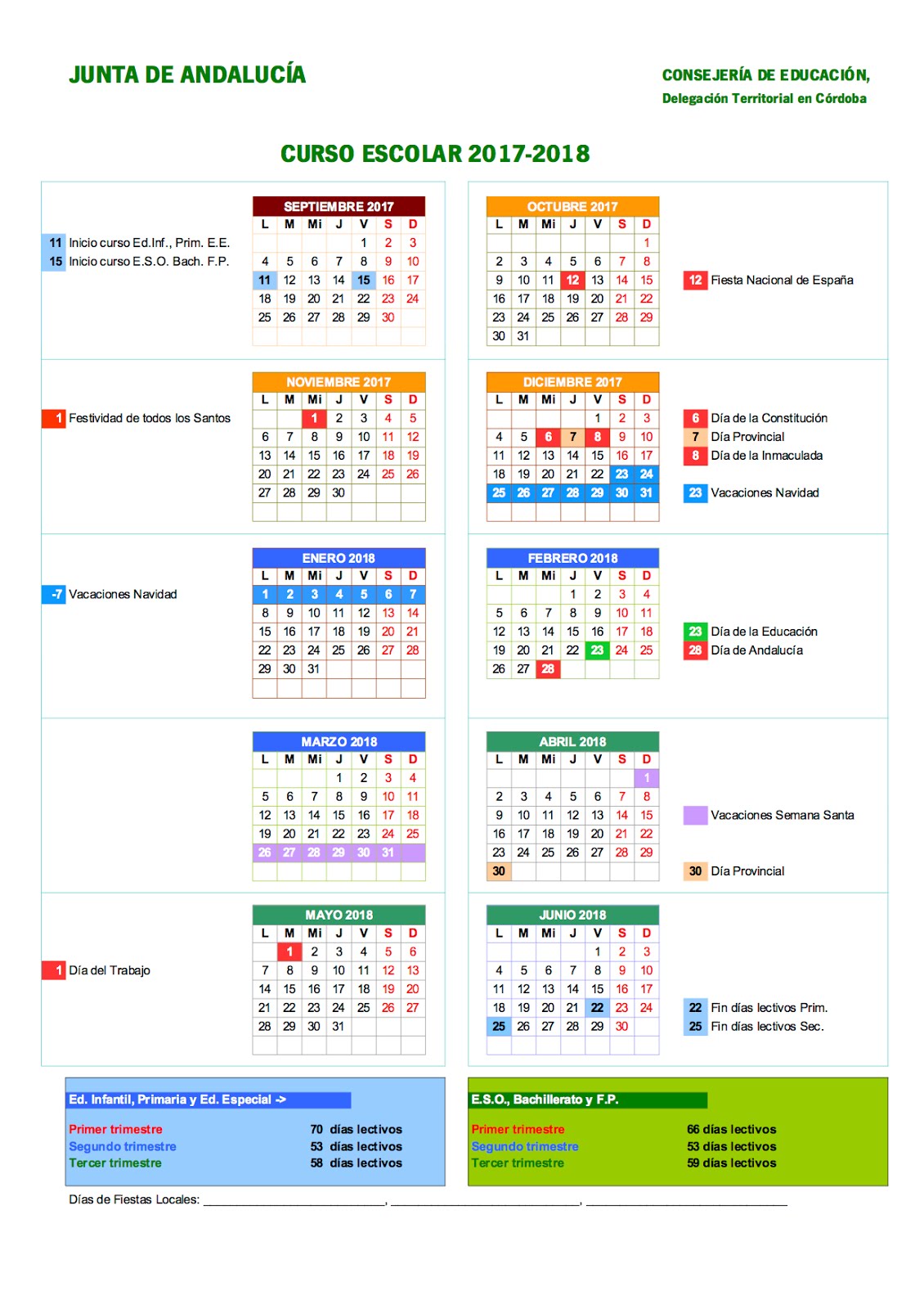 Calendario Escolar 2017 Mendoza - Imprime y Organiza Calendario Escolar 2017 Mendoza - Imprime y Organiza