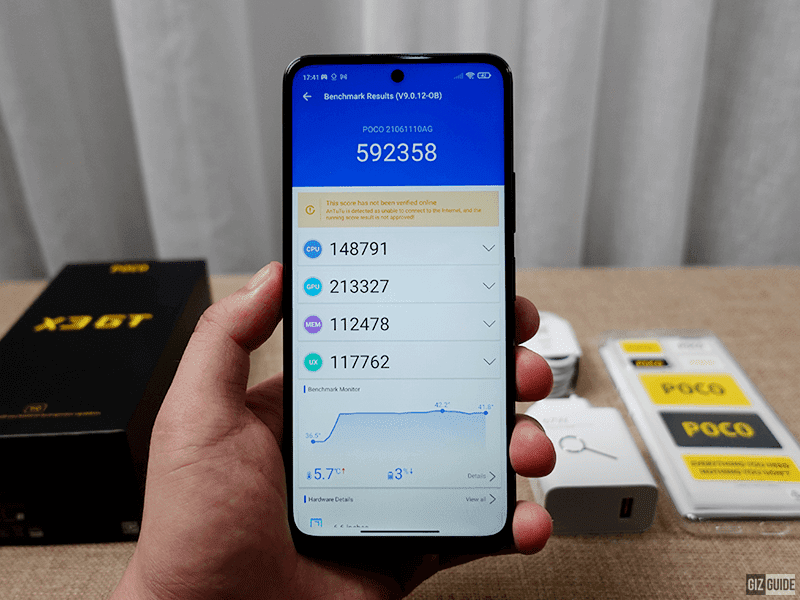 It scored just shy of 600K on AnTuTu benchmark It scored just shy of 600K on AnTuTu benchmark