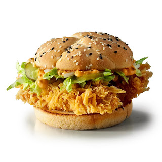 «Острый Шефбургер Джуниор» в KFC, «Острый Шефбургер Джуниор» в КФС состав цена стоимость пищевая ценность вес Россия 2019