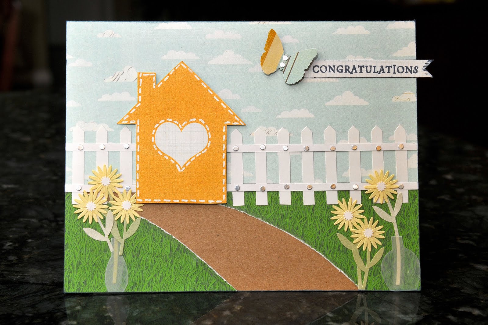 WaterDots: Congrats Housewarming Card