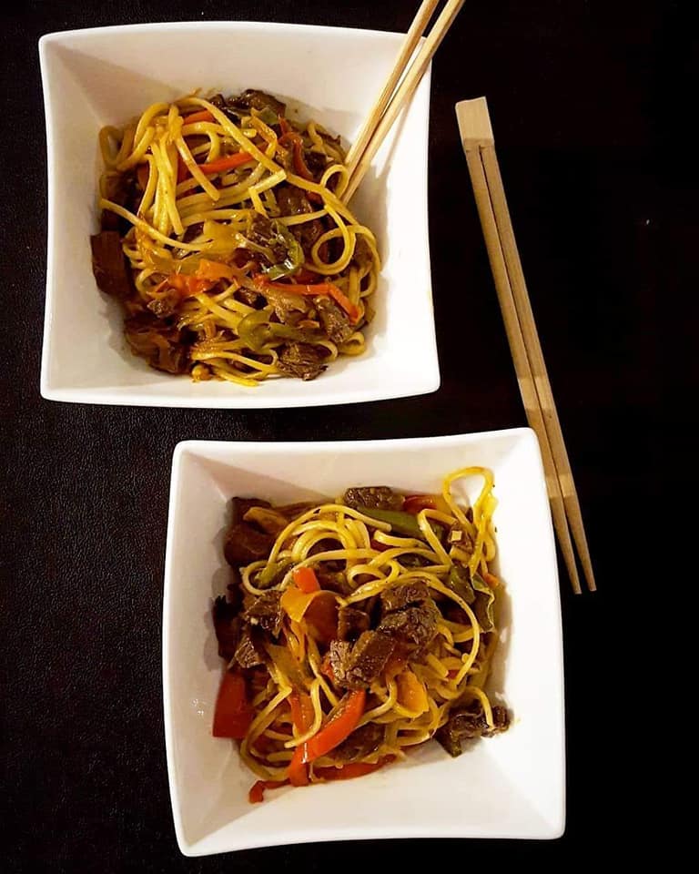 Toi en la Cocina: Receta Chow Mein con Carne