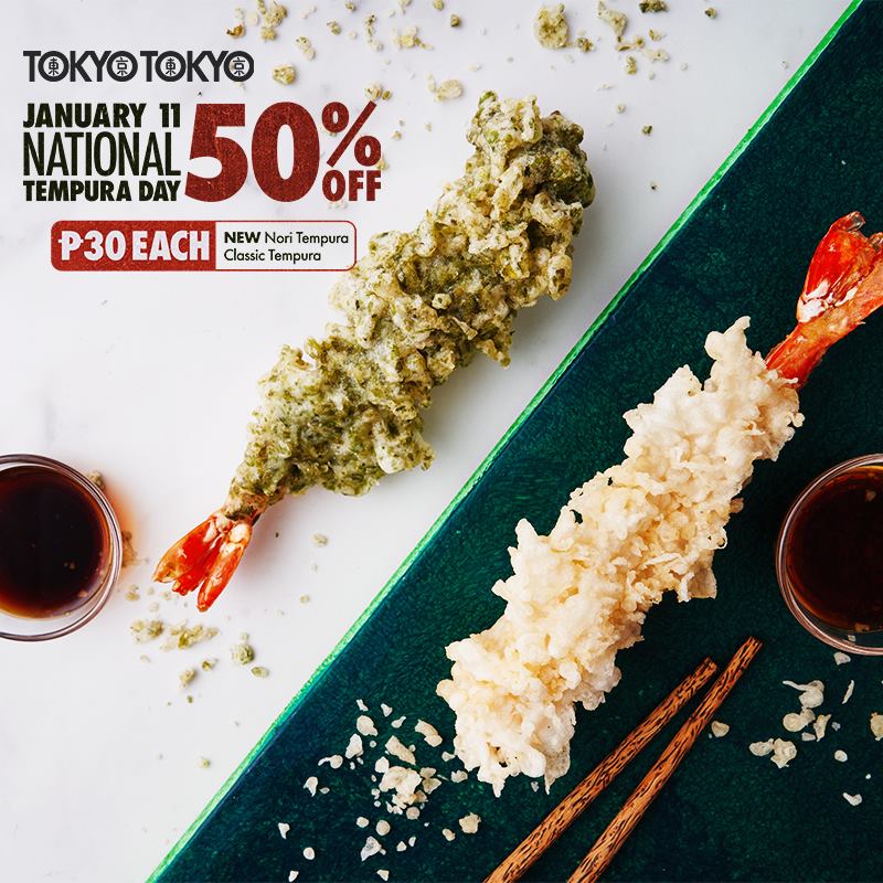 Manila Shopper Tokyo Tokyo National Tempura Day Promo Jan 11 2019