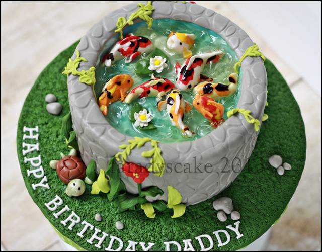 koi pond cake batter