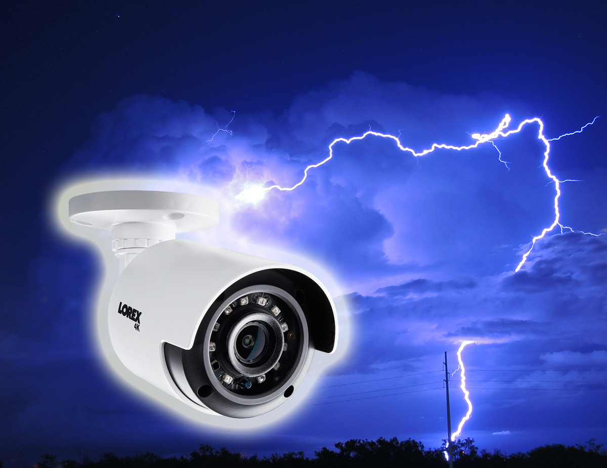 How to protect your outdoor security camera systems from lightning