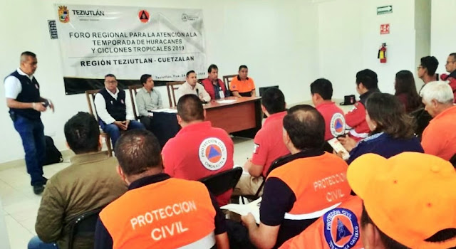 SGG establece mesa de trabajo en Región Teziutlán- Cuetzalan ante temporada de huracanes