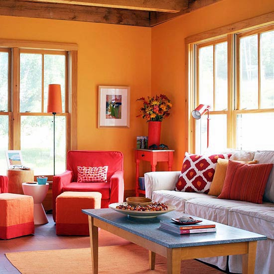 Elite Decor 2015 Decorating Ideas with Orange Color