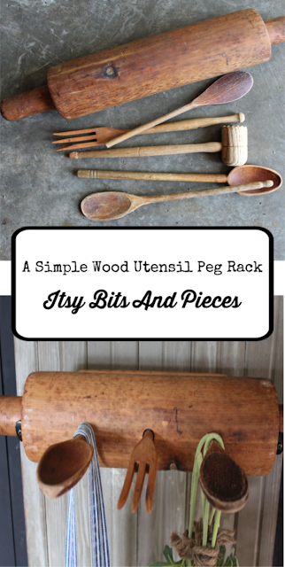 A Fun Re-Use Project With Wooden Utensils- Itsy Bits And Pieces Blog