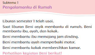 Subtema 1 Pengalamanku di Rumah Kelas 2 tema 5 www.simplenews.me