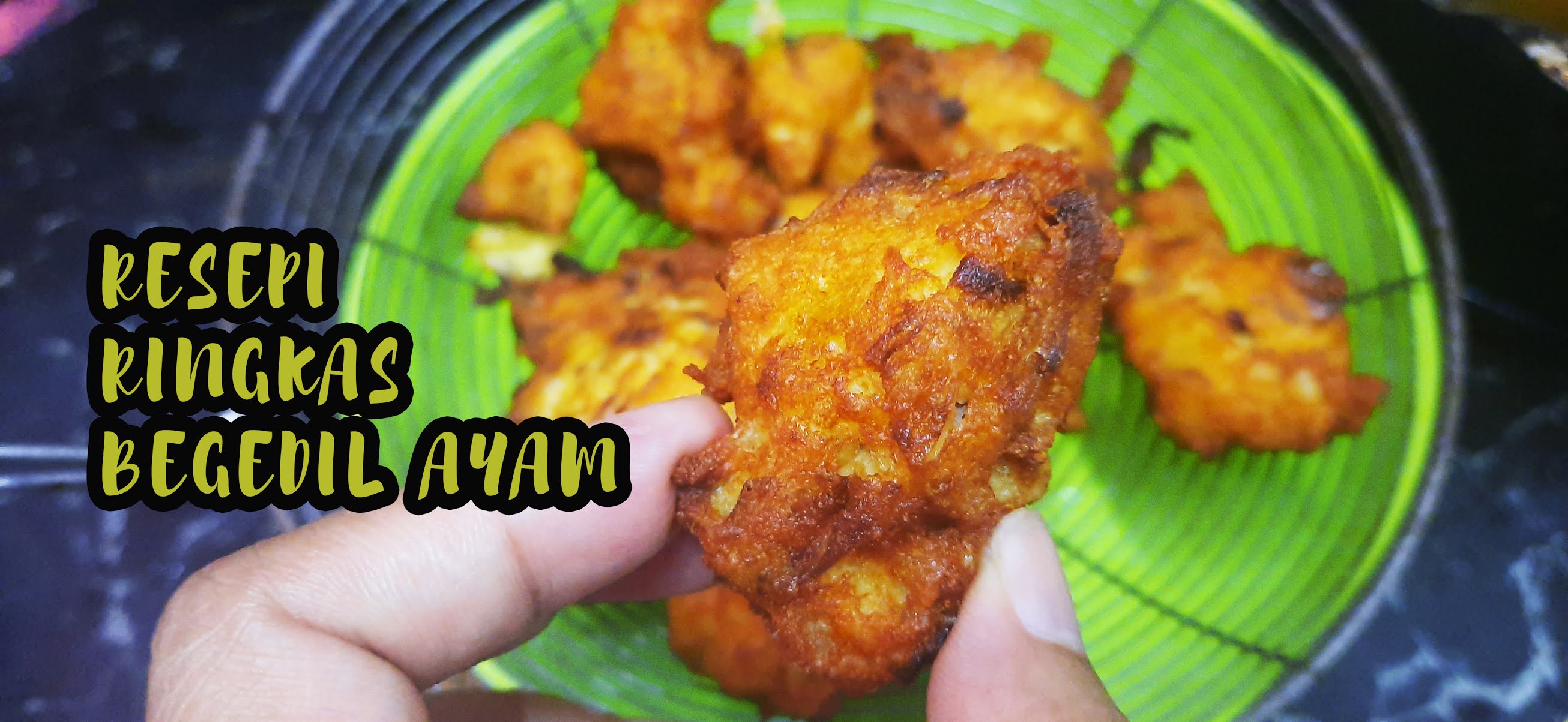 Cara Mudah Resepi Begedil Ayam Paling Simple