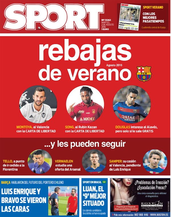 FC Barcelona, Sport: "Rebajas de verano"