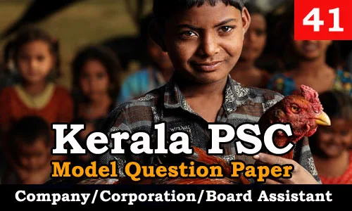Model Question Paper Company Corporation Board Assistant - 41