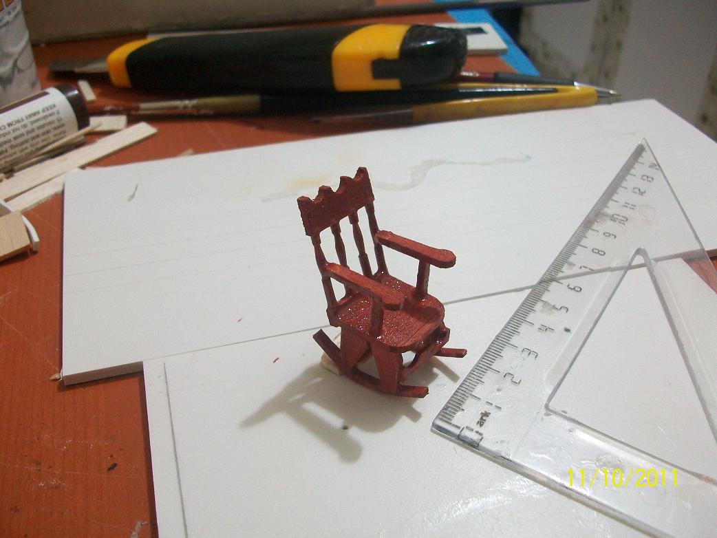 ! ♥ Küçük Şeyler Minyatür, Hobi ♥ ! Sallanan Sandalye ! ♥ Küçük Şeyler Minyatür, Hobi ♥ ! Sallanan Sandalye