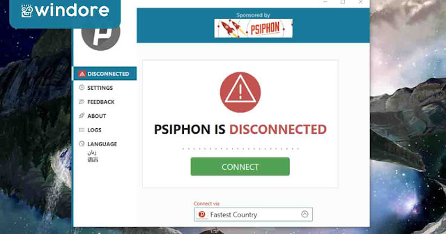 Connect Psiphon Pro 3 Untuk PC