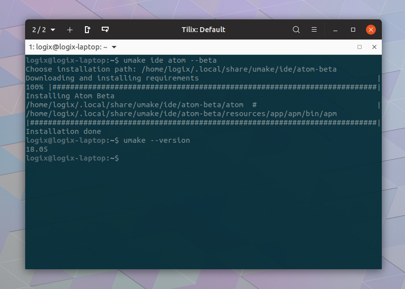 Ubuntu Make Developer Tools Installer 18.05 Adds Support For Atom Beta