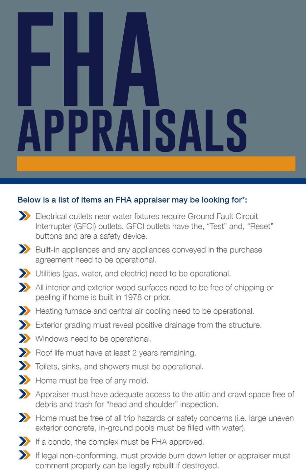 What Photos Are Required On An Fha Appraisal