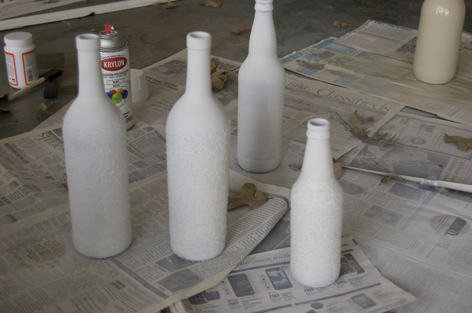 My CRay of Life Bottle Spray Painting