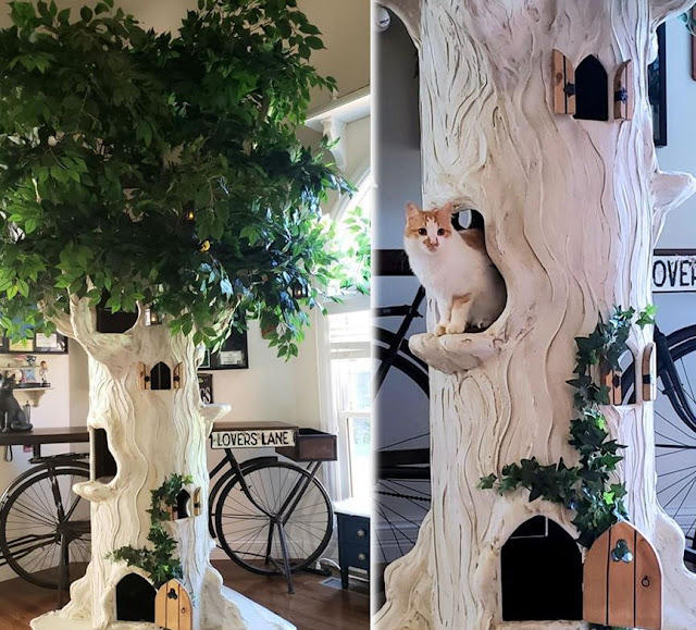Luxury Cat Trees for Spoiled Rotten Kitties Large Cat Trees for Maine