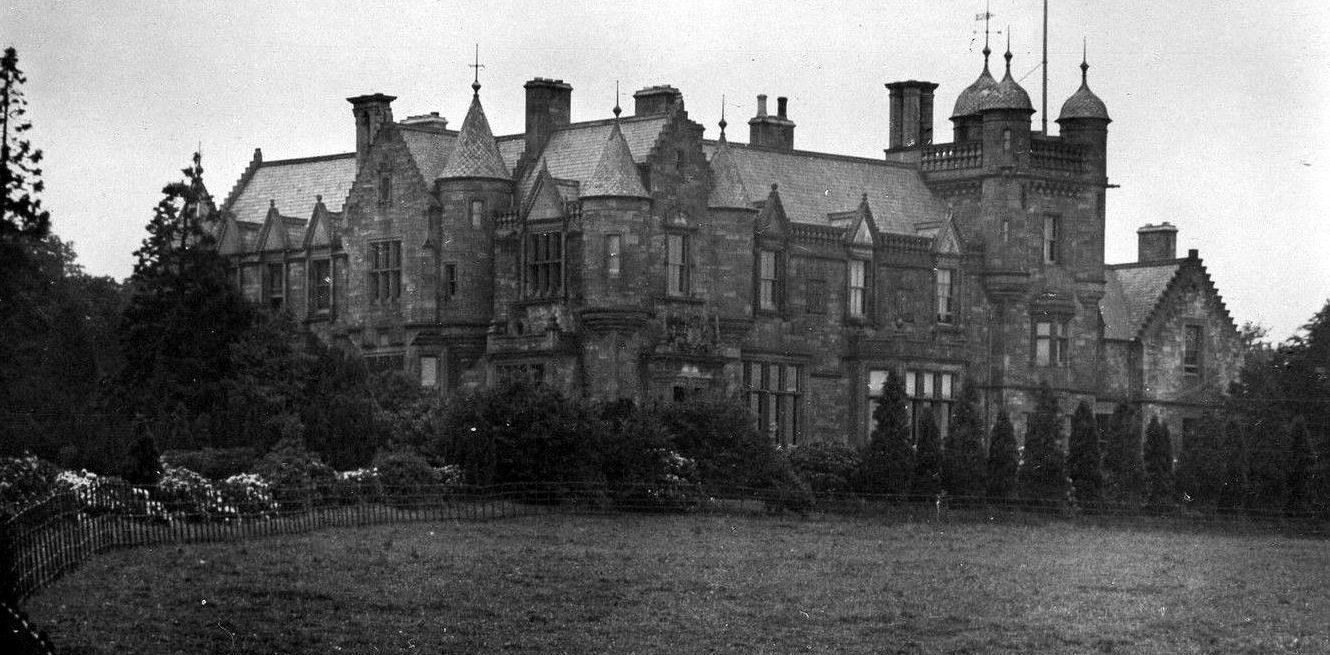 Tour Scotland Old Photograph Eaglesham House Scotland