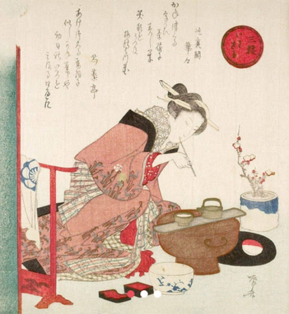 Один из знаменитых японских художников периода Эдо - Рюрюкйо Синсай