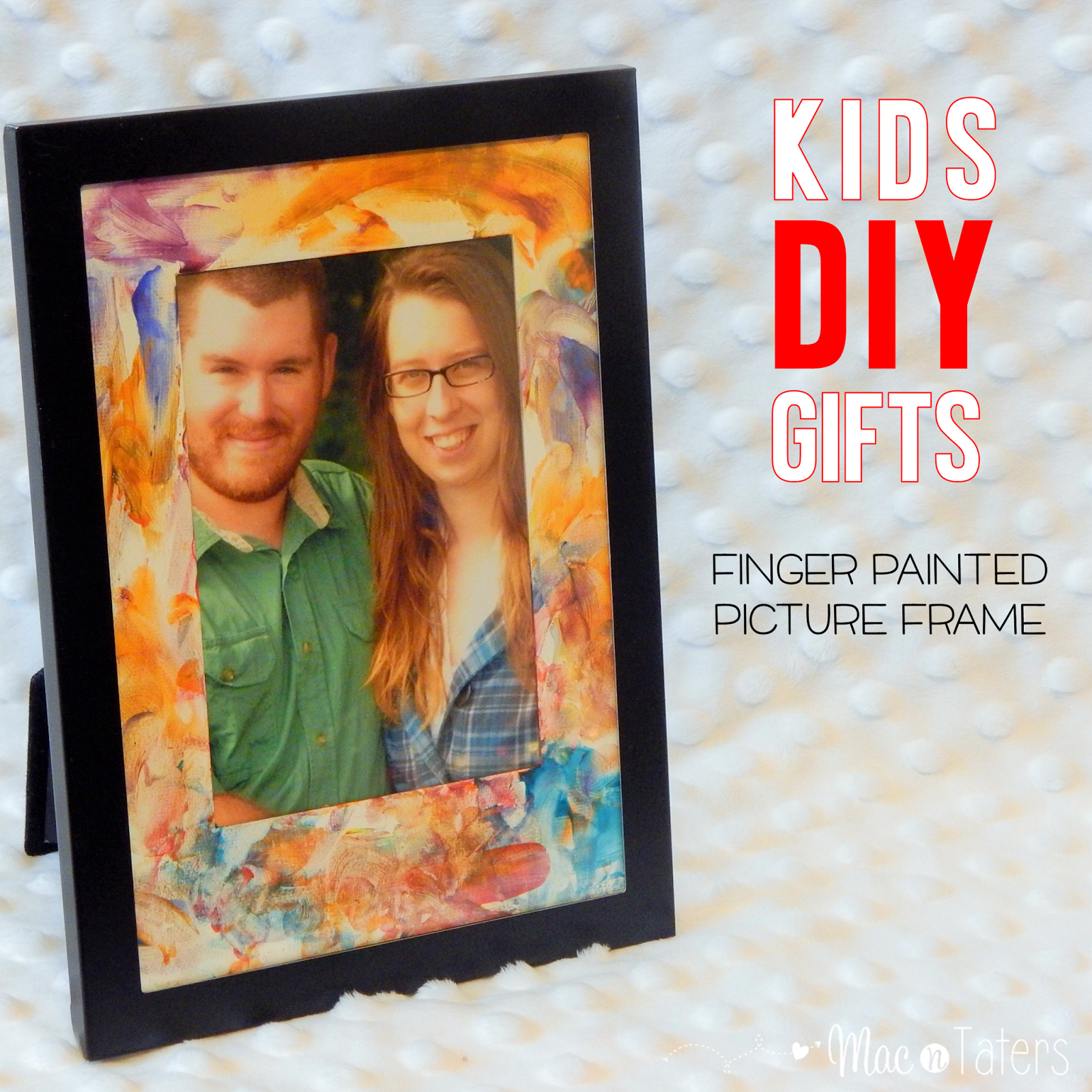 DIY Kid Made Picture Frame Gift Idea Lets Play.Learn.Grow