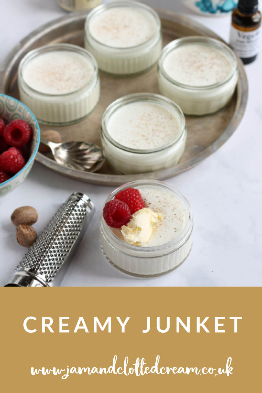 Creamy Junket Recipe A Cornish Food Blog Jam and Clotted Cream
