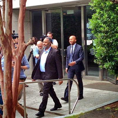 Anthony Hinton, just after his release from jail on Friday, March 3, 2015 Anthony Hinton, just after his release from jail on Friday, March 3, 2015