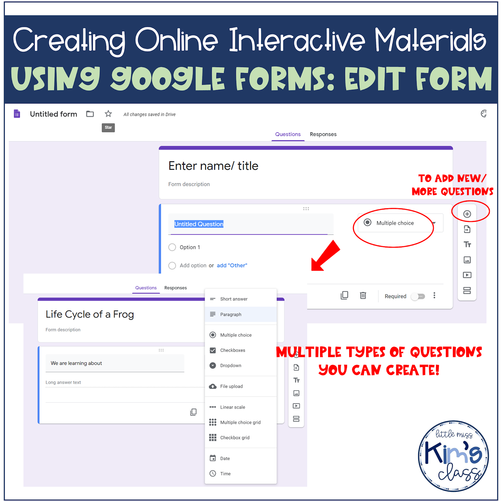 Little Miss Kim's Class Creating Online Interactive Materials for