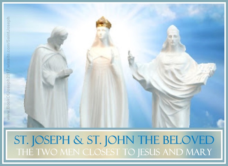 AD TE BEATE IOSEPH ☩ TO THEE O BLESSED JOSEPH ☩ St Joseph & John the