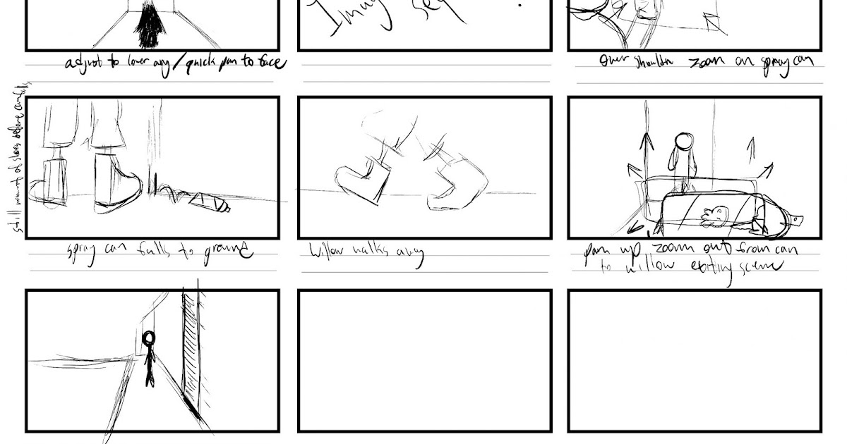 Graphic Novel storyboards
