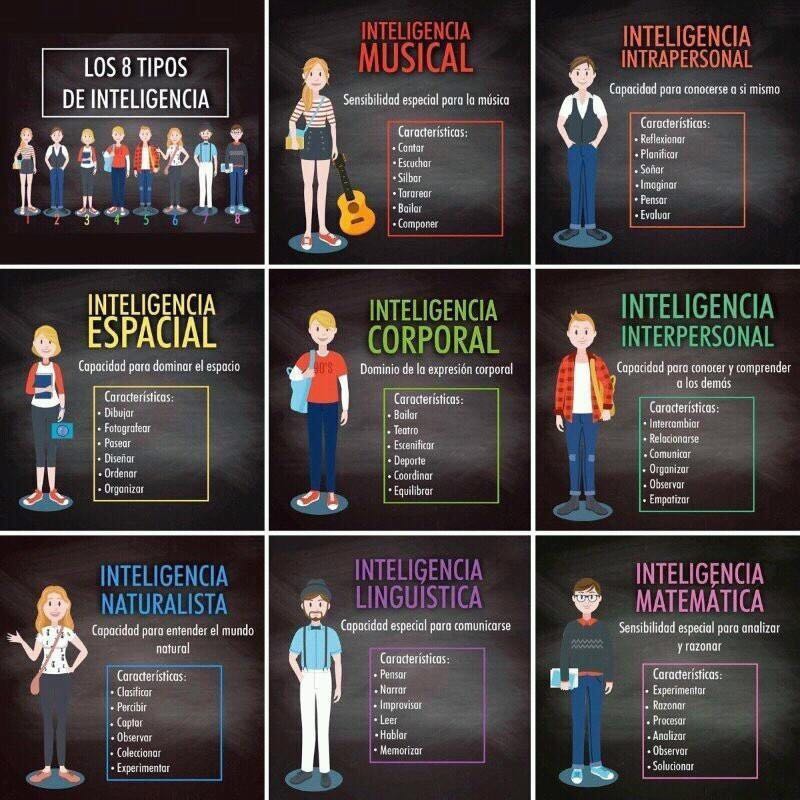 El Blog que te hará pensar Los 8 tipos de inteligencia