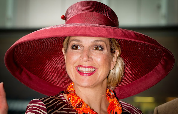 Queen Maxima of The Netherlands opens the Design Derby Netherlands - Belgium 