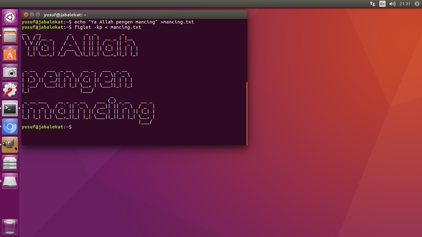 Cara instal figlet and toilet di Linux Ubuntu-1