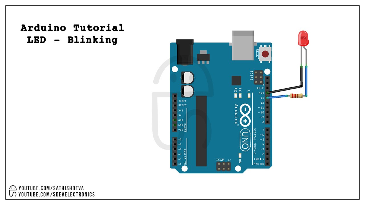sdevelectronics: Arduino - LED Blinking