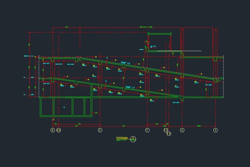Gambar Kerja Desain Garasi Bus Baja File Dwg Autocad - vrogue.co