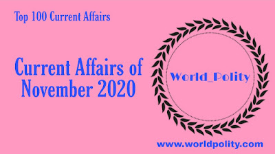 Current Affairs of November 2020