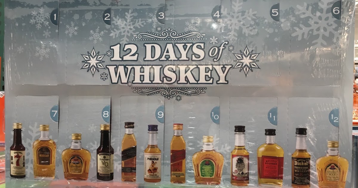 12 Days of Whiskey Variety Gift Pack Costco Weekender