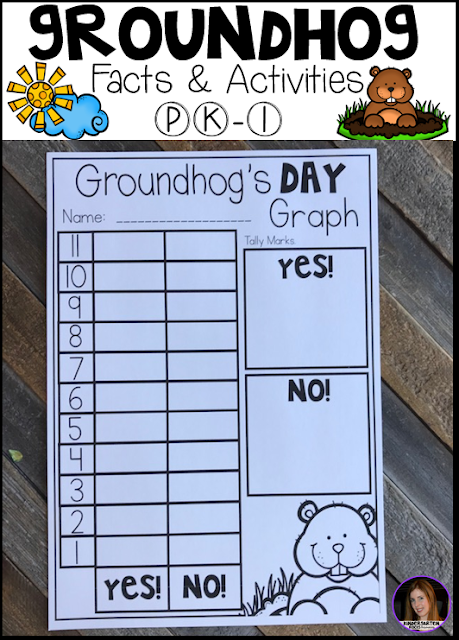 Are you looking for a factual unit to introduce Groundhog’s Day and to learn more about Groundhog activities for Kindergarten and first grade classroom? Then you will love this unit! Groundhog’s Day Graph