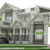2277 square feet 4 BHK sloping roof home