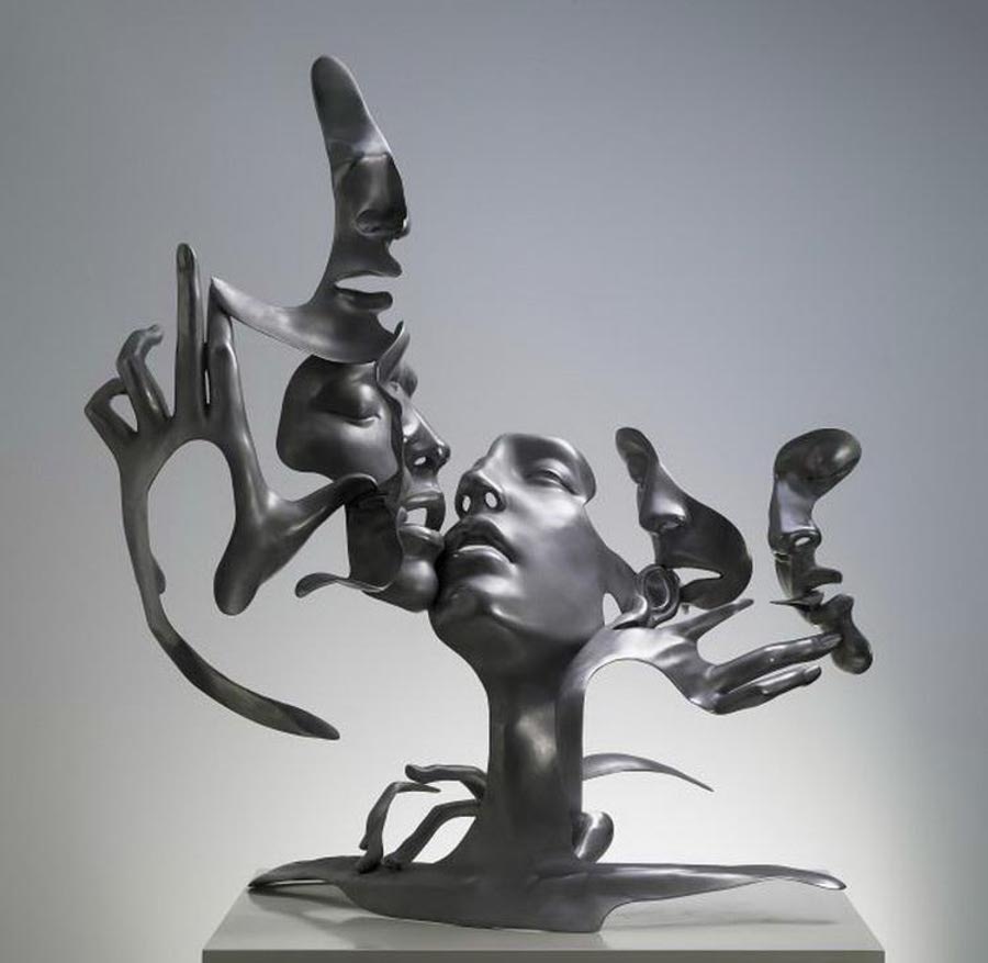 Simply Creative: Dissolving Figurative Sculptures by Unmask Group
