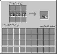 minecraft slab recipe