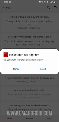 Mono Flipfont Installer Custom Font Samsung