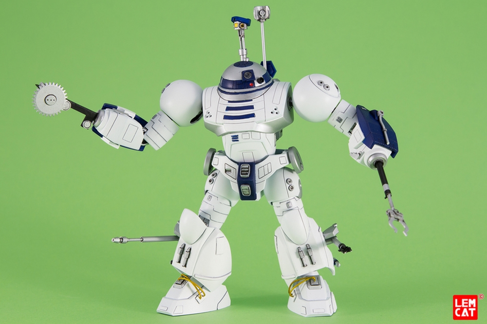 Custom R2 D2 Custom Build: HGBF 1/144 Hi-Mock