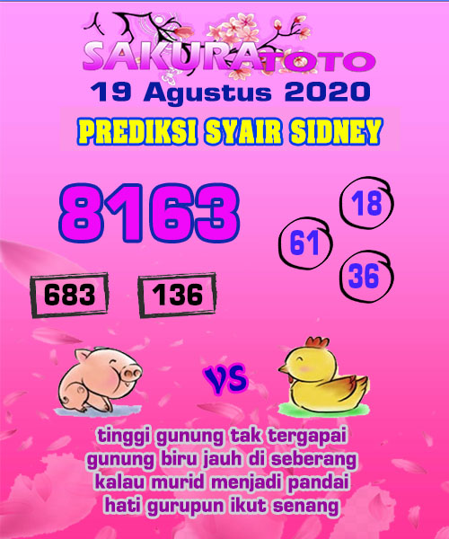 Syair Pandawa Rabu 19 Agustus 2020