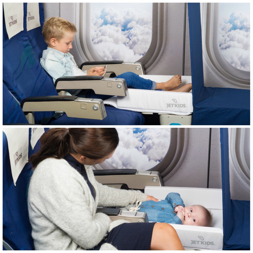Bedbox avion bedbox-jetkids-camas-avion-viajes-niños-maletas