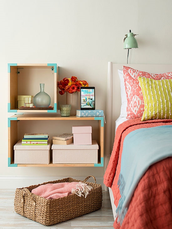 Storage Solutions for Small Bedroom; If You Want A Unique Container Shapes, Can Use Any Type Designs Like This, Especially For Light Loads