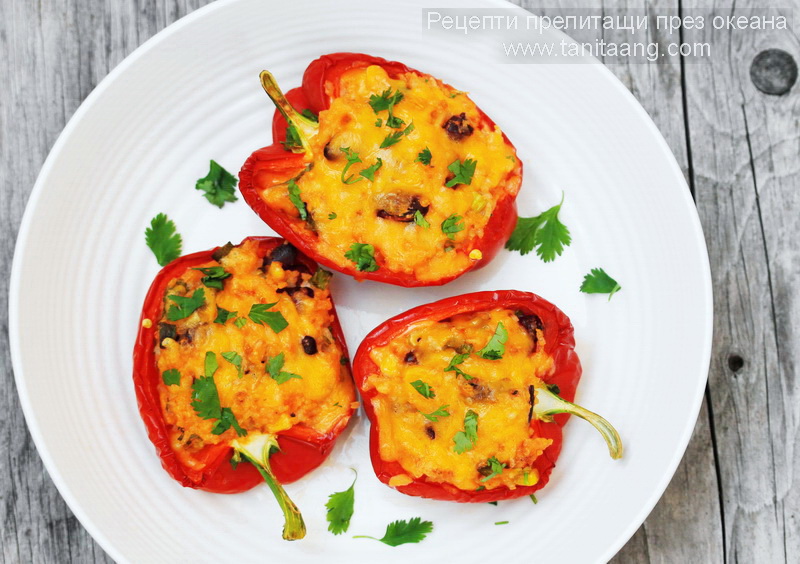 tanitaang.com Запечен ориз с боб и царевица Santa Fe Rice and Beans